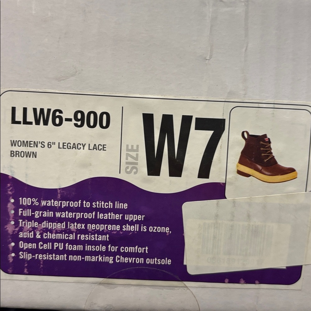 Womens Xtratuf 6" Legacy Lace Boots (Brown) - Size 7 - Picture 2 of 7